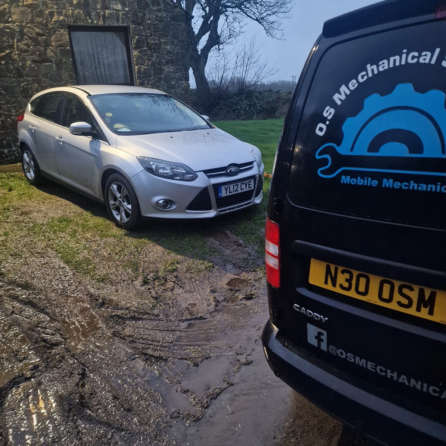 O.S Mechanical Services helping a stranded Ford Focus